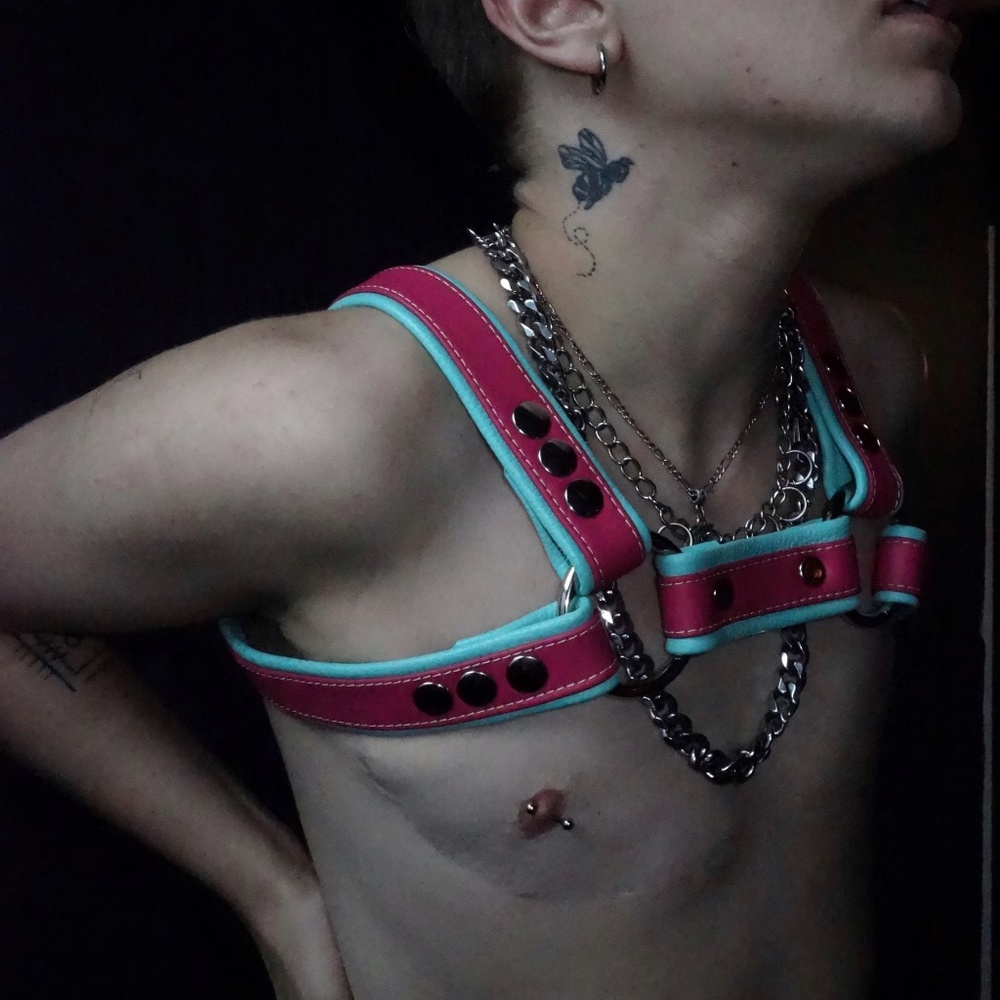 Handmade chest harness